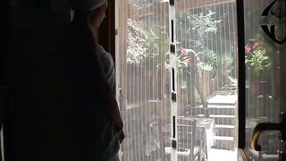 The gardener gets fucked by the homeowner with intense passion