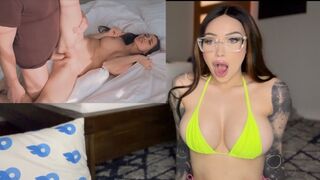 Luxury Girl ASMR porn reaction: stepson fucked his stepmom