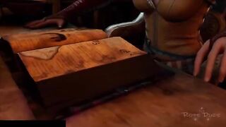 Triss Merigold from The Witcher series in a sensual bondage story