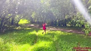 A young French girl is desperate for cock, and I fulfilled her wish