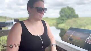 An amateur couple has sex right in the middle of nowhere