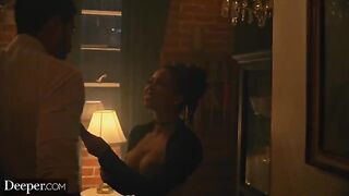 Kinky burlesque dancer Kira gets creampied by a stranger in DEEPER's steamy scene