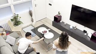 A hot girl helped her steps brother with his porn problem. She deepthroated with skill