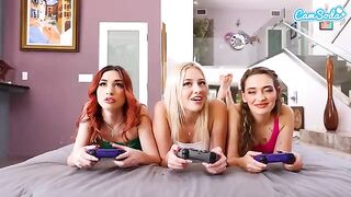 I let my step sister play with my PS5, then I fucked her