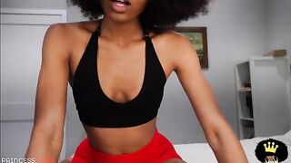 She catches you jerking off and finishes you off like a pro in this steamy scene