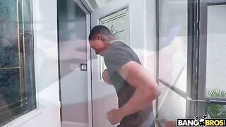 Damion knocked the wrong door, but got sex with Arietta