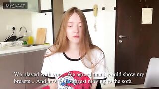 The step sister lost at chess and got fucked hard