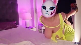 Busty anime girl gets fucked hard by a creepy guy