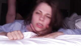 The Perfect Girlfriend - a sexy petite teen gets her pussy pounded hard