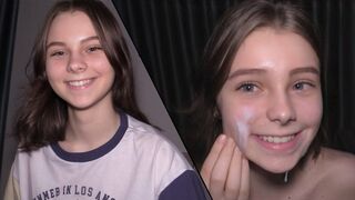 18 yo girl is a perfect submissive cumdumpster