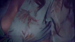 Night sex in 4K with my wife and her impressive boobs