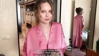 Stepmom squirts on my face for jerking her panties