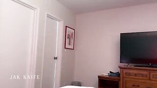 Best friend's mom shared her bed with me in a steamy scene