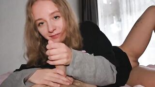 An 18-year-old cute girl shared her thoughts on love in a steamy, intimate setting