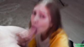 The baby is getting a passionate and rough fuck, showcasing intense eye contact