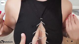 The girl was caught, she lies and tries to justify herself for fucking