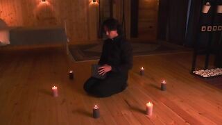 The priest exorcised the demon from a hot MILF