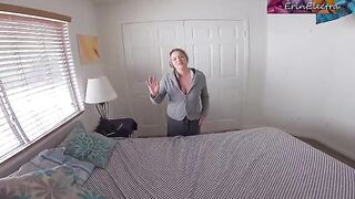 Stepmom caught me stealing her panties, now I fuck her gladly