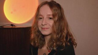 A cute girl demonstrates her professional skills in handling men’s desires