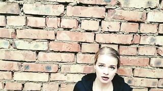 A girl is the only one in the world, and everyone wants to fuck her on Halloween