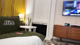 A date with a stranger turns into sex with her roommate