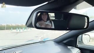 Babe has sex with taxi driver and pays him with her thong