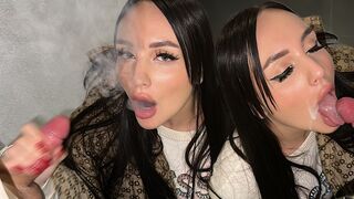 Girl makes a blowjob in public and cheats on her boyfriend