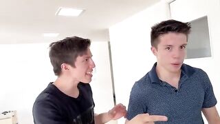 Four young people enjoy a passionate group experience together