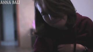 The girl sucks her classmate's dick to get a good mark