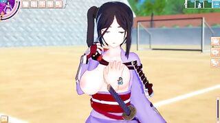 Game Koikatsu! ]Fuck big tits DanMachi Yamato Mikoto's 3DCG anime video