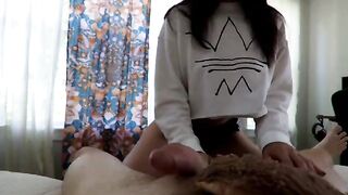 The best morning wake up with reverse cowgirl action