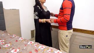 Desi Pari got her pussy smashed by step-cousin brother with raw Hindi banter