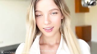 I cum on naked pictures of my hot student-neighbor and then gave a huge cumshot on her face