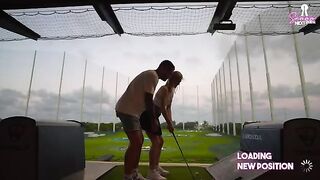 A rough sex session with a hot blonde after a golf date, courtesy of SammmNextDoor