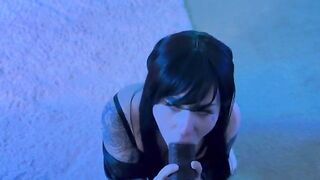 A hot trainer catches a Ditto and fucks it hard in this anime scene