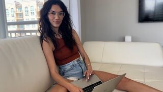 Horny step siblings try out nudism in a taboo setup
