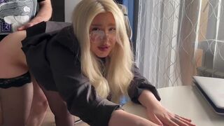 The misunderstanding with the tutor was resolved with a passionate encounter