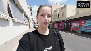 Man fucks me in hotel room in El Arenal, Mallorca. The chambermaid interrupts us, but he continues