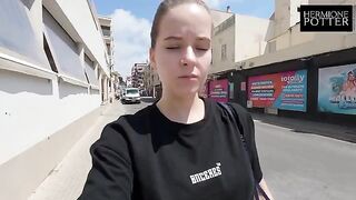 Man fucks me in hotel room in El Arenal, Mallorca. The chambermaid interrupts us, but he continues