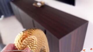 Sweetie Fox and Diana Rider get fucked by a gym trainer