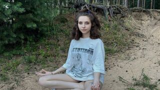 I met the best yoga teacher and showed her my skills that day