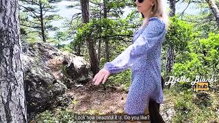 A step mom forced her step son to have sex with her in public