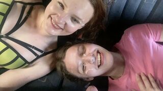 Hot teenage girl experiences crazy anal bus orgy with fellow travelers