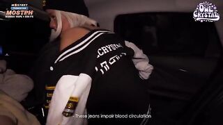 The couple had a failed starfall, so they fucked in the car