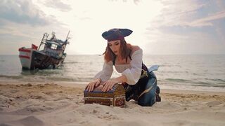 The real treasure was under the panties of Captain Sweetie Fox, who loves to play roles