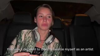 A talented Russian artist makes her porn debut, showcasing a breathtaking blowjob scene