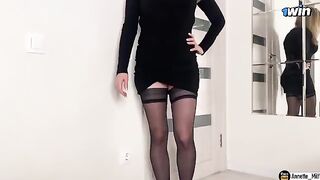 Stepmom checked my dick, it was rock solid