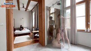 We saw our friends showering and wanted to join their fun. That’s it