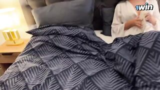 A stepson fucks his stepmom on a rainy night