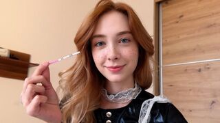 What to do if a maid gets pregnant after a creampie? Fuck her harder!